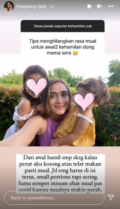 7 Pola makan Yasmine Wildblood saat hamil, bantu jaga kesehatan janin
