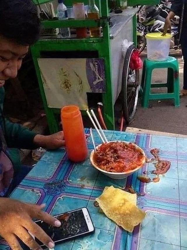 Momen apes bikin nggak jadi makan © berbagai sumber