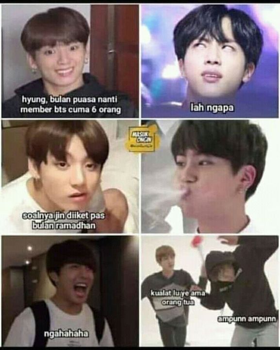 meme BTS edisi Ramadan berbagai sumber