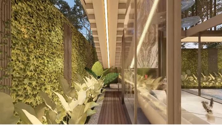 potret desain dalaman rumah ayu ting ting © YouTube