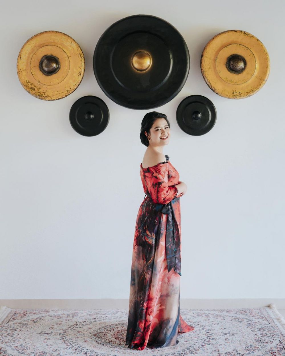 pemotretan terbaru kahiyang pakai gaun © instagram