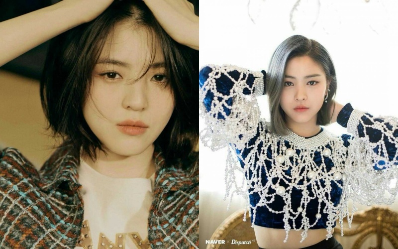 Beda gaya Han So-hee dan Ryujin ITZY © berbagai sumber
