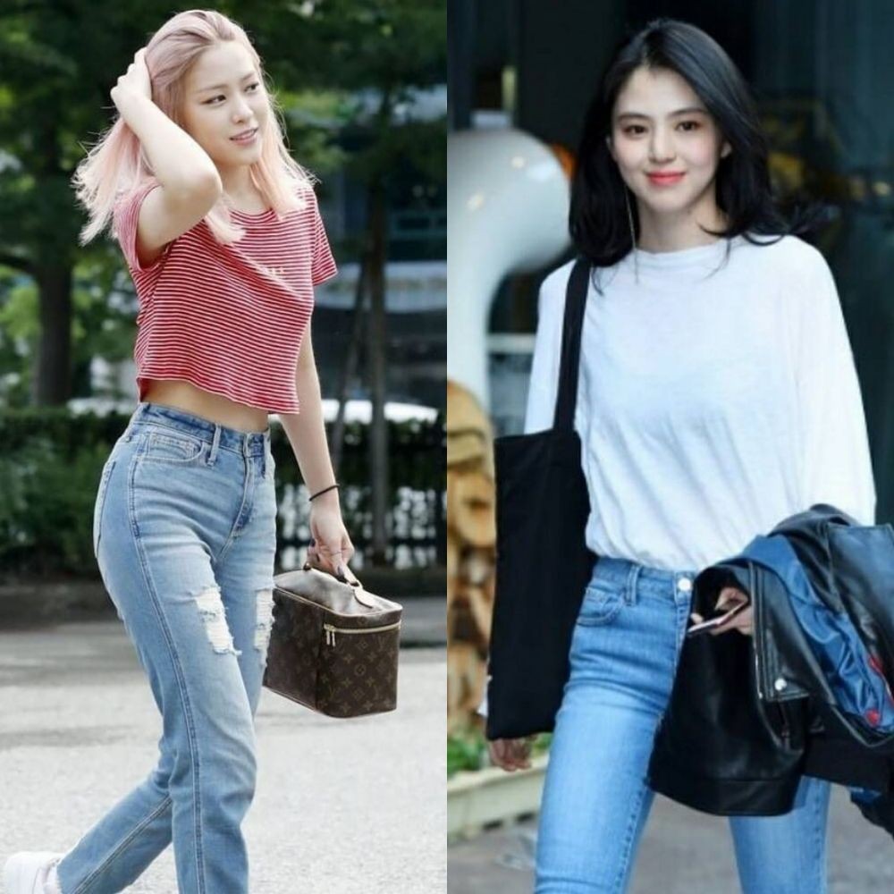 Beda gaya Han So-hee dan Ryujin ITZY © berbagai sumber