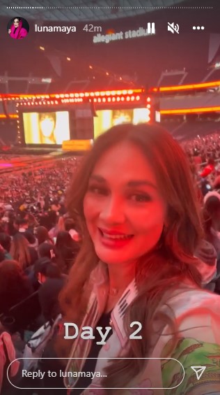 Momen Luna Maya nonton konser BTS di Amerika © Instagram Momen Luna Maya nonton konser BTS di Amerika © Instagram