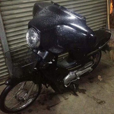 modifikasi gabungin dua motor lucu © berbagai sumber