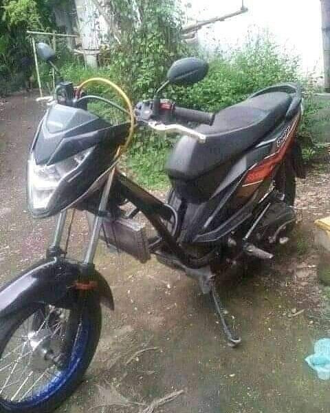 modifikasi gabungin dua motor lucu © berbagai sumber