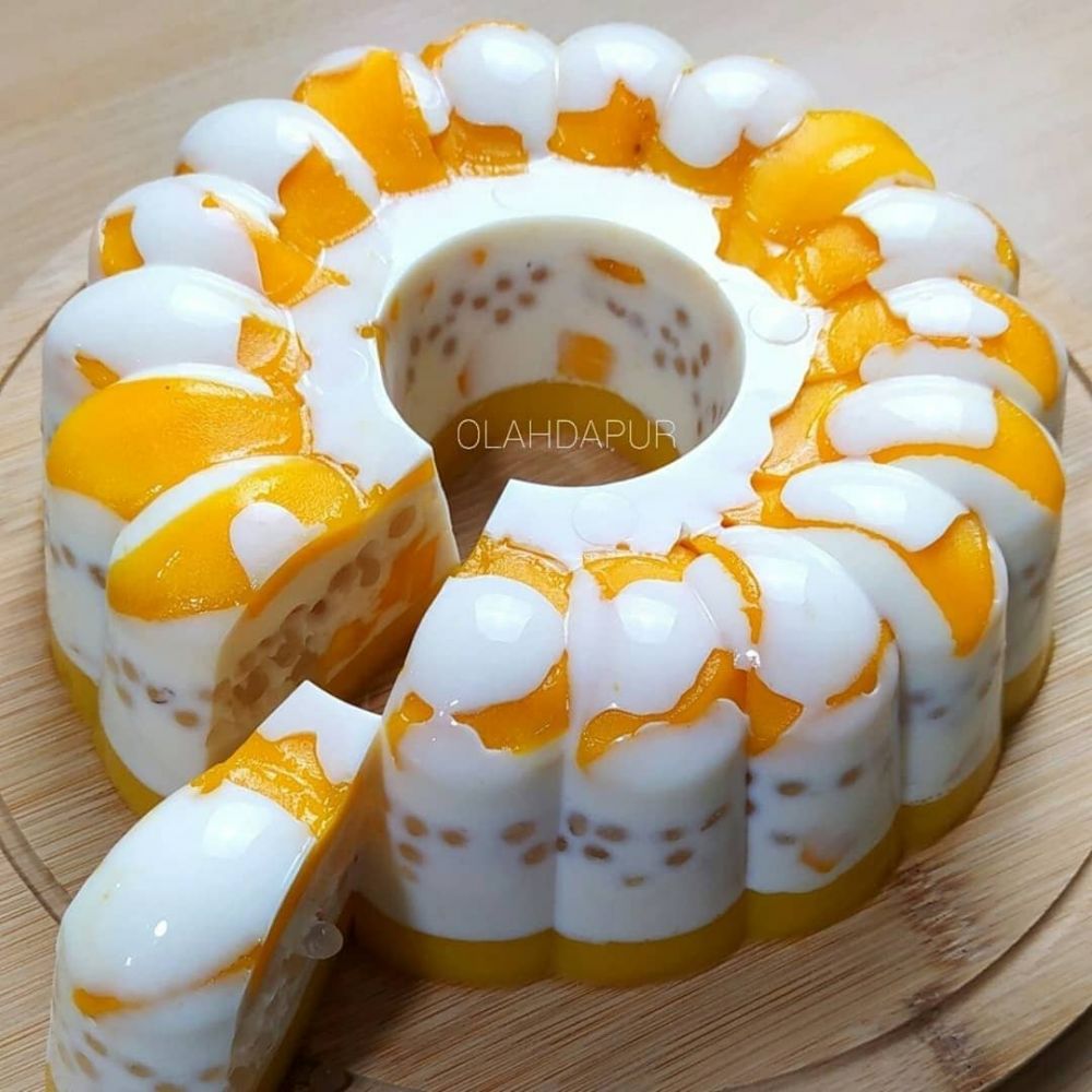 17 Resep puding buah susu untuk buka puasa, enak, kenyal, dan praktis