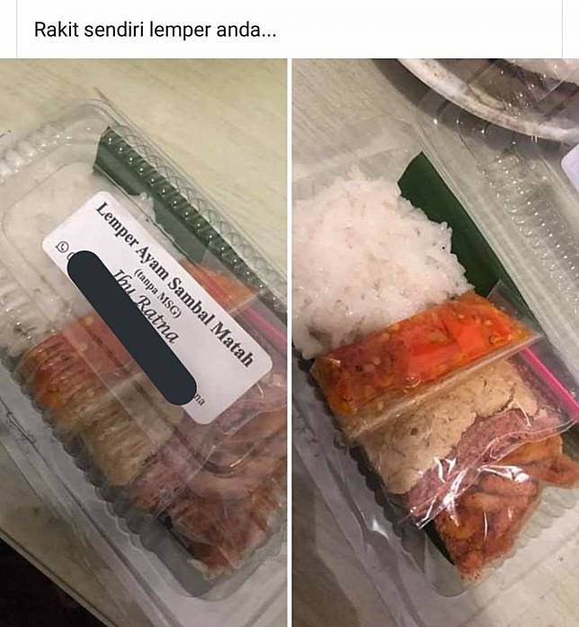 bungkus makanan nyeleneh © berbagai sumber