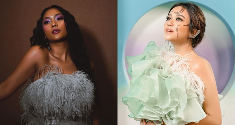 beda gaya Marion Jola dan Brisia Jodie © berbagai sumber beda gaya Marion Jola dan Brisia Jodie © berbagai sumber