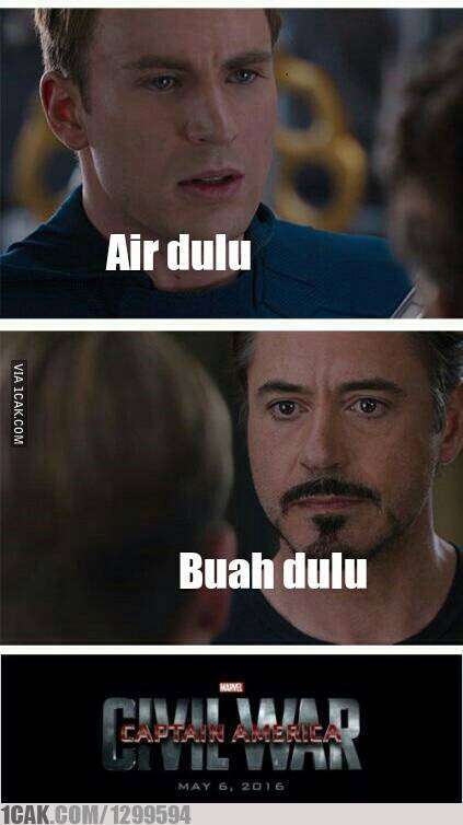 meme buka puasa pakai es © berbagai sumber