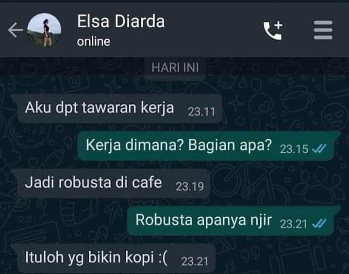 balasan chat bikin kesal dan bingung © Instagram