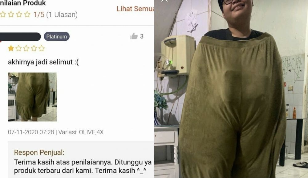 review dengan foto © Twitter