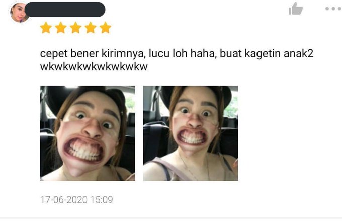 review dengan foto © Twitter review dengan foto © Twitter