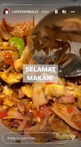 11 Masakan serba tumis ala Putri Titian, simpel dan mudah ditiru