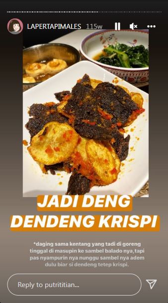 11 Masakan serba tumis ala Putri Titian, simpel dan mudah ditiru