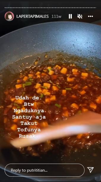 11 Masakan serba tumis ala Putri Titian, simpel dan mudah ditiru