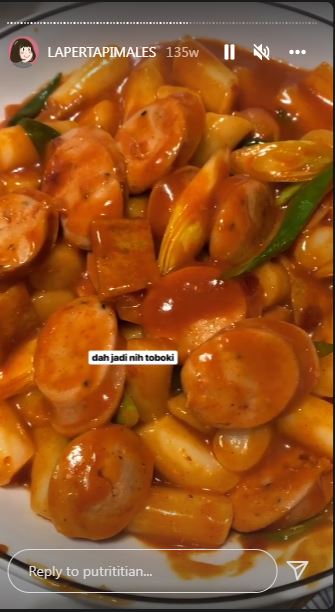 11 Masakan serba tumis ala Putri Titian, simpel dan mudah ditiru