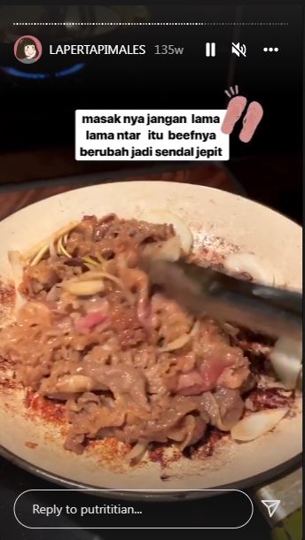 11 Masakan serba tumis ala Putri Titian, simpel dan mudah ditiru