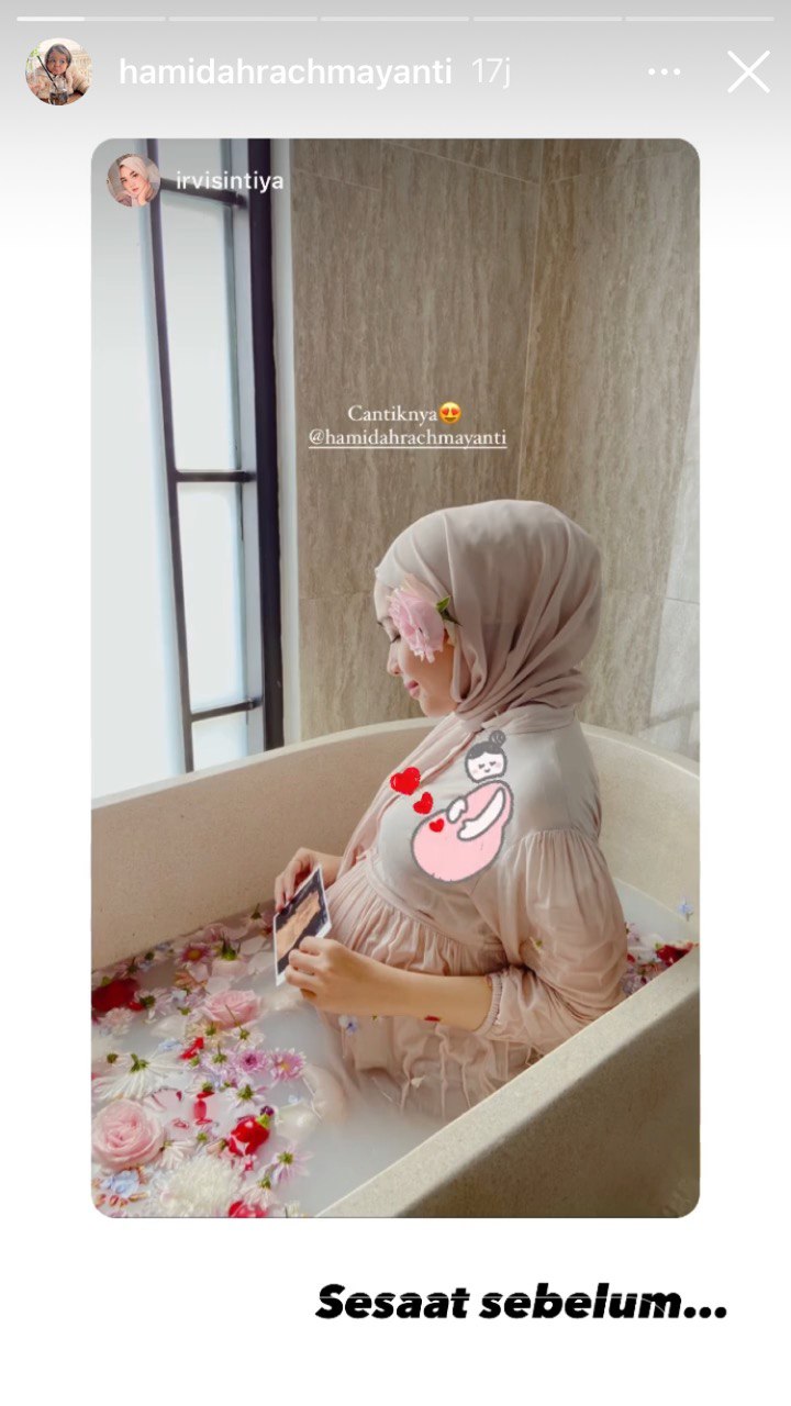 Momen Hamidah Rachmayanti melahirkan © berbagai sumber