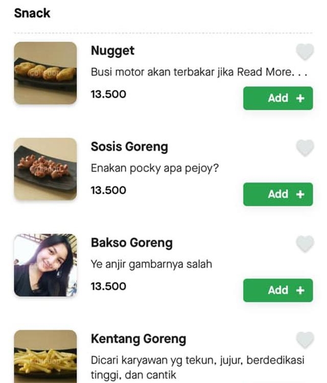 deskripsi makanan nyeleneh © berbagai sumber deskripsi makanan nyeleneh © berbagai sumber