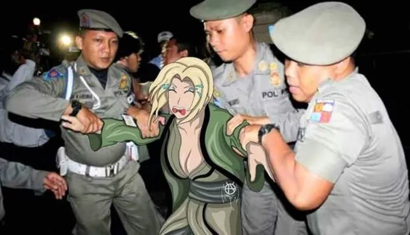 editan karakter anime © berbagai sumber