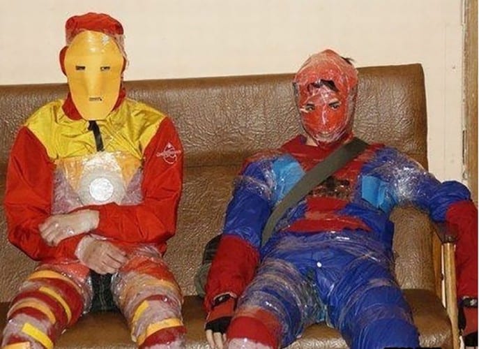 kostum nyeleneh spiderman © berbagai sumber