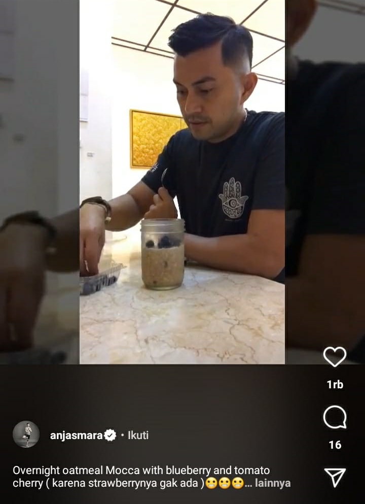 10 Pola makan Anjasmara, bikin awet muda bak ABG di usia 46 tahun