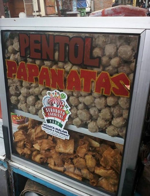 spanduk tukang bakso lucu aja © Twitter