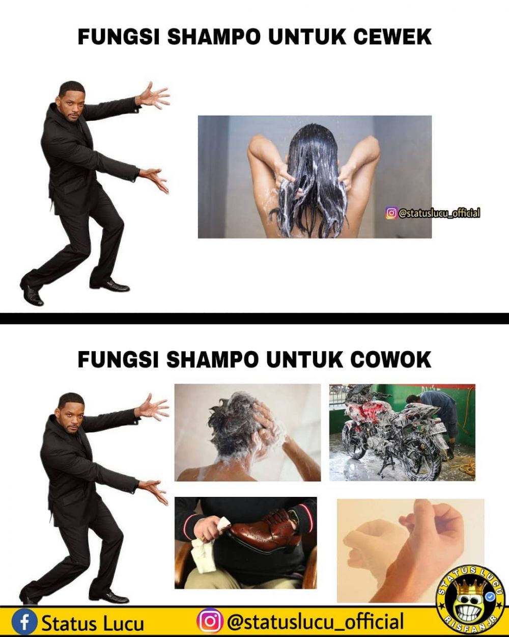 meme beda cewek cowok keseharian © berbagai sumber