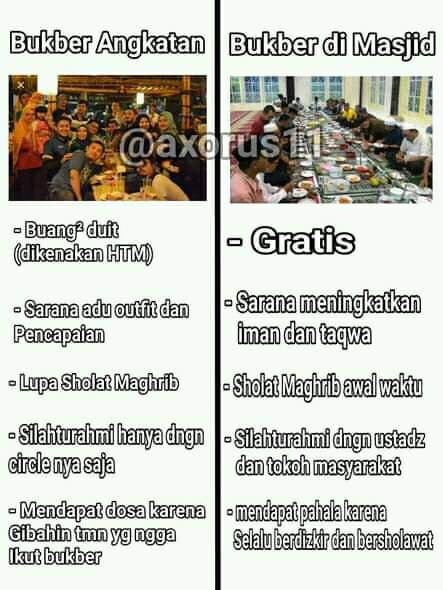 meme bukber tak seindah dibayangkan © berbagai sumber