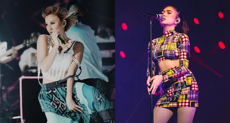 adu gaya manggung Agnez Mo & Niki Zefanya © berbagai sumber