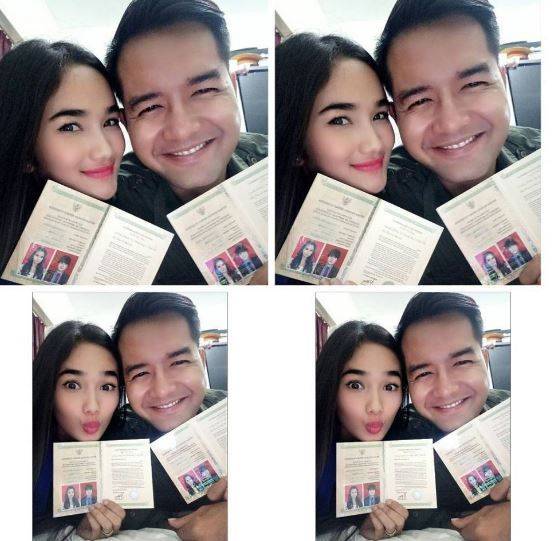 pasfoto buku nikah seleb ftv © instagram