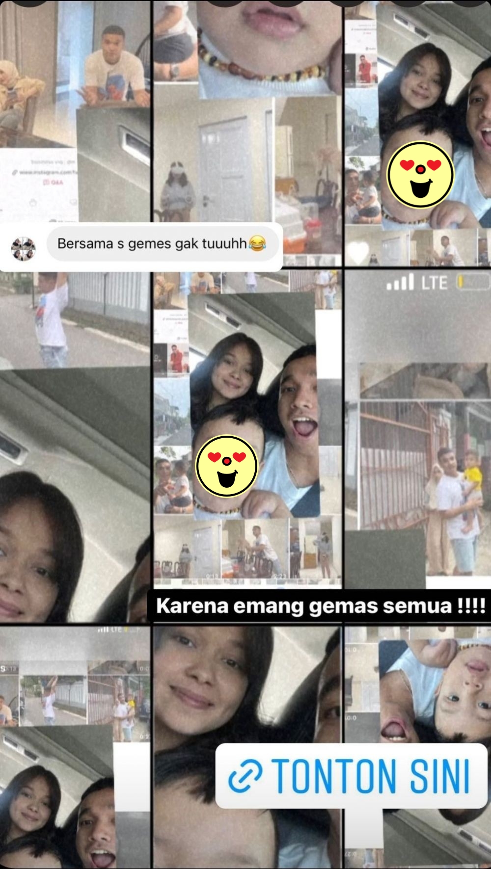 Rebecca Klopper dengan keluarga Fadly Faisal © berbagai sumber