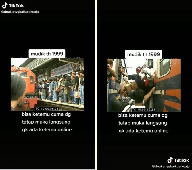 suasana mudik 1999 Berbagai sumber