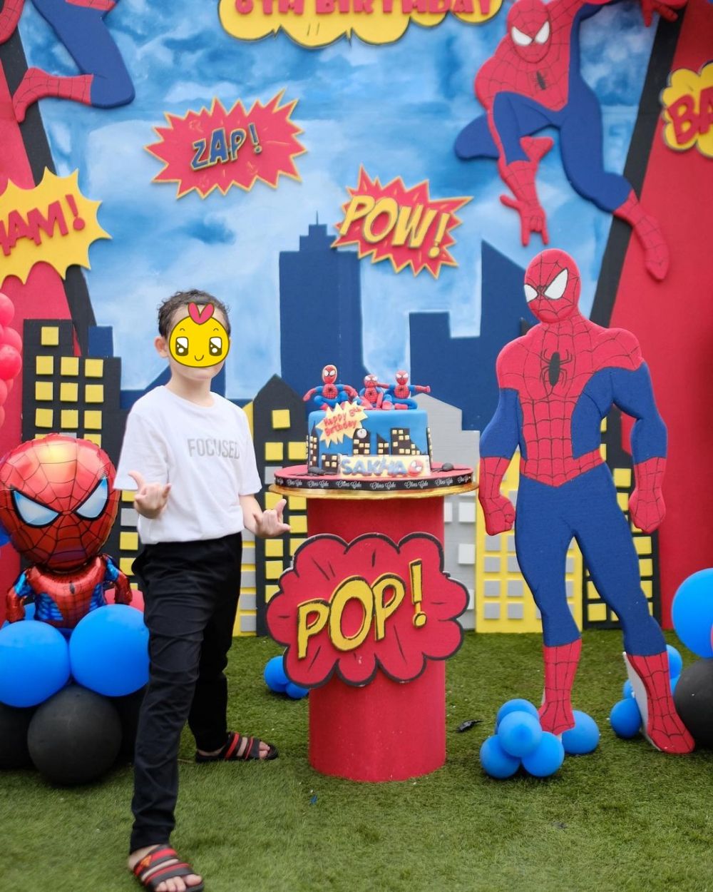 11 Kue ulang tahun keluarga Pasha Ungu, desainnya bikin tak tega makan