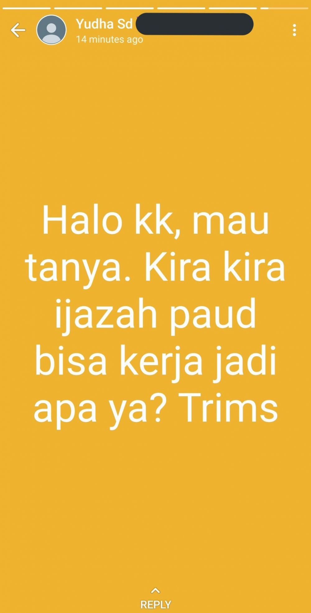 Status Whatsapp soal lowongan kerja © berbagai sumber Status Whatsapp soal lowongan kerja © berbagai sumber