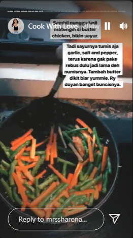 10 Menu masakan rumahan serba tumis ala Sharena Delon, mudah ditiru