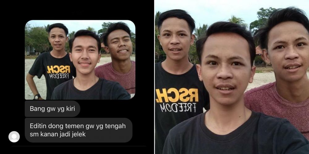 edit foto minta ganteng © Instagram