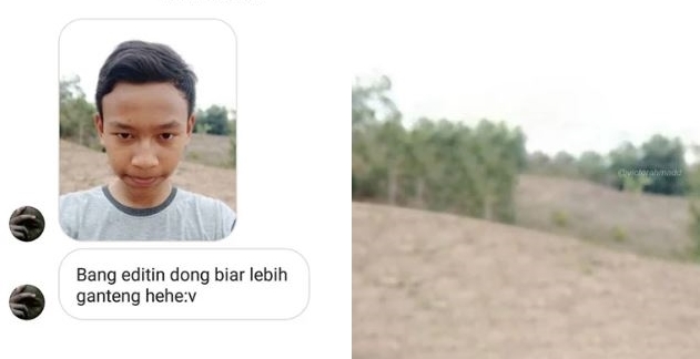 edit foto minta ganteng © Instagram