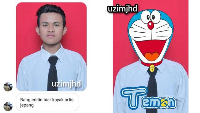 edit foto minta ganteng © Instagram