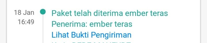 Tulisan kocak kurir isi nama penerima paket © Twitter Tulisan kocak kurir isi nama penerima paket © Twitter