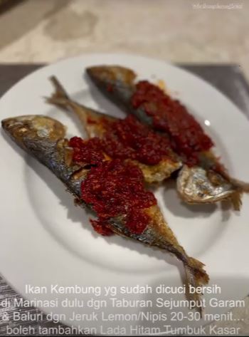 10 Bahan masakan digunakan Bella Saphira hilangkan bau amis ikan