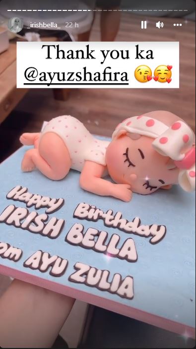 13 Potret kue ultah Irish Bella dari tahun ke tahun, simpel & elegan