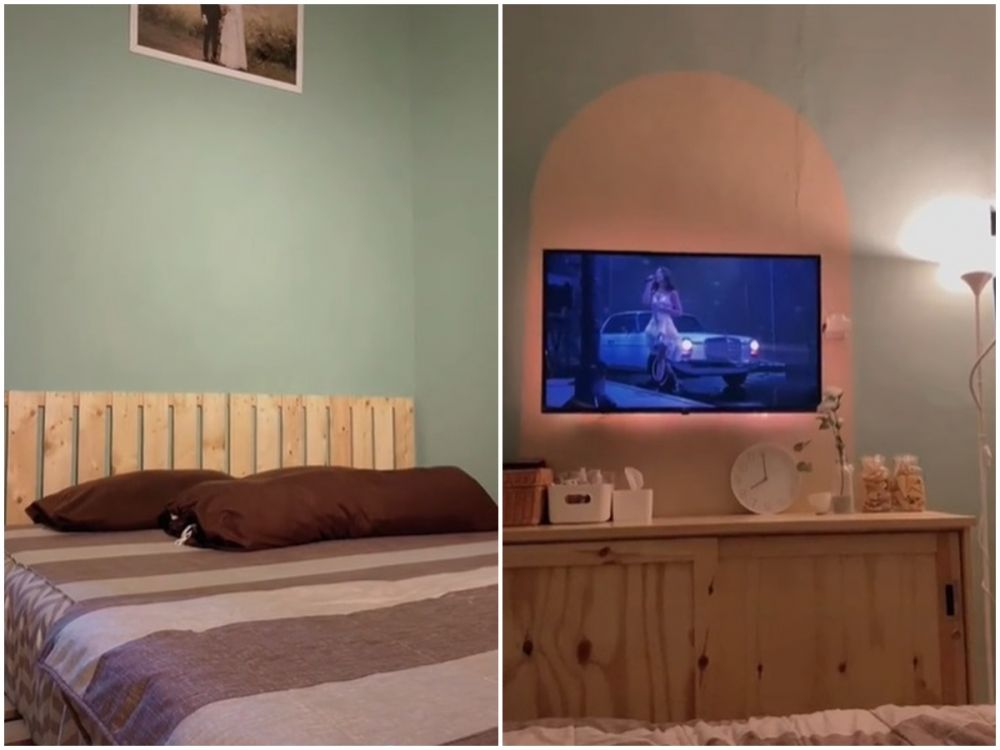 transformasi kontrakan tiga petak © TikTok transformasi kontrakan tiga petak © TikTok