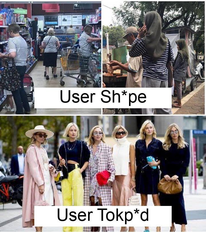 Meme tipe pembeli dan penjual online shop © berbagai sumber