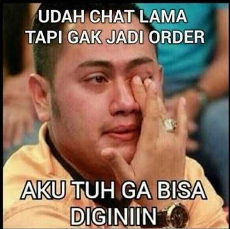 Meme tipe pembeli dan penjual online shop © berbagai sumber