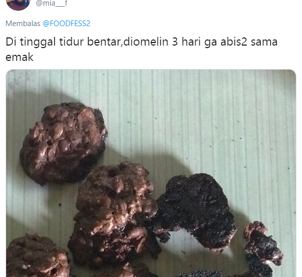 Penampakan kue Lebaran gosong © 2022 brilio.net