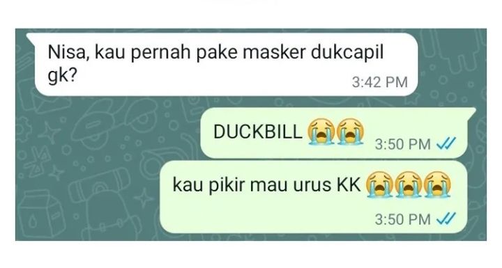 Chat lucu salah sebut kata © berbagai sumber Chat lucu salah sebut kata © berbagai sumber