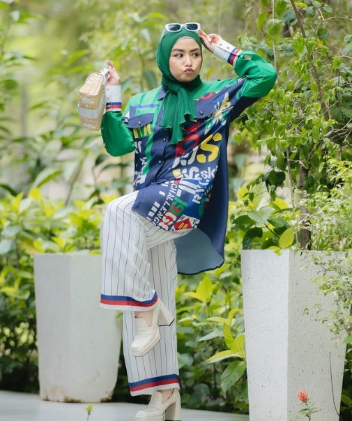 Pesona jebolan AFI saat pakai hijab © berbagai sumber