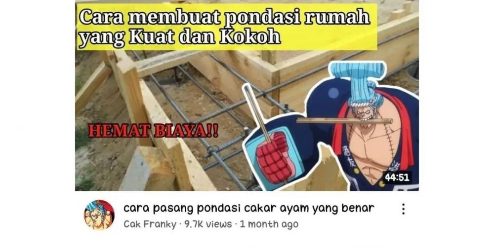  jika karakter One Piece punya channel YouTube © Instagram